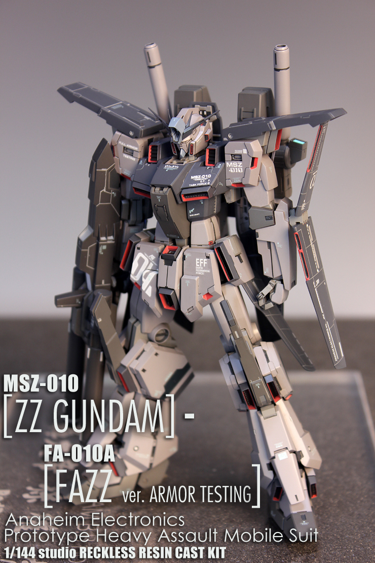 ZZ GUNDAM ver.gray color (FAZZ type) : 1/144 studio RECKLESS : MSZ